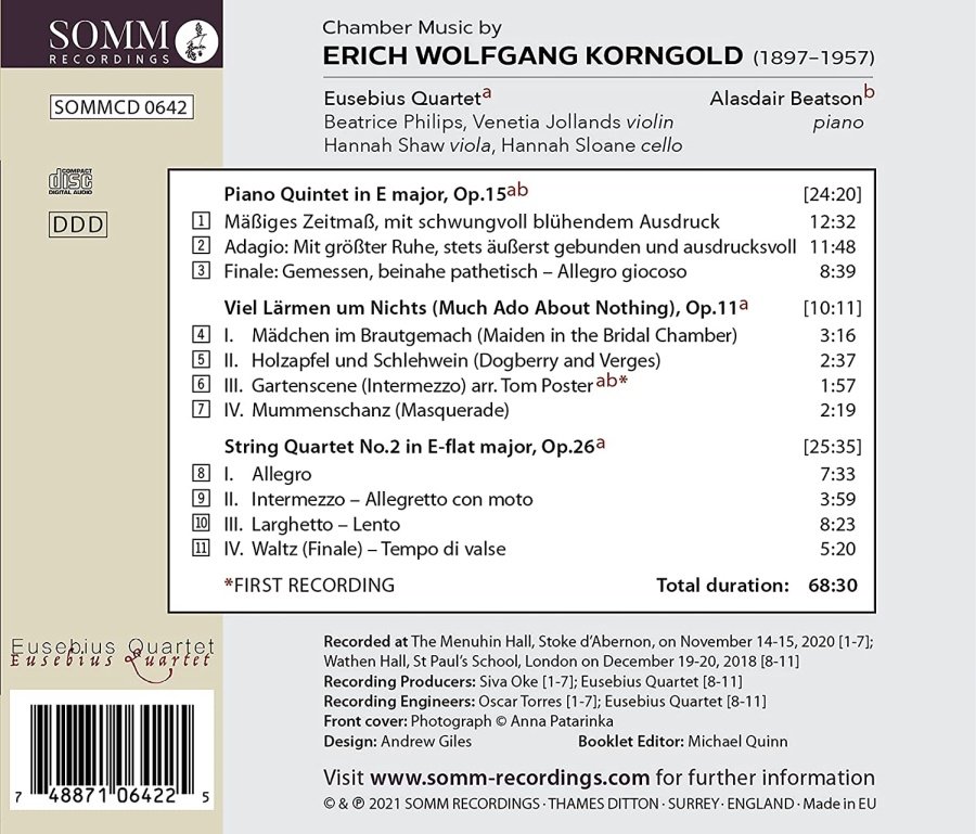 Chamber Music by Erich Wolfgang Korngold - slide-1