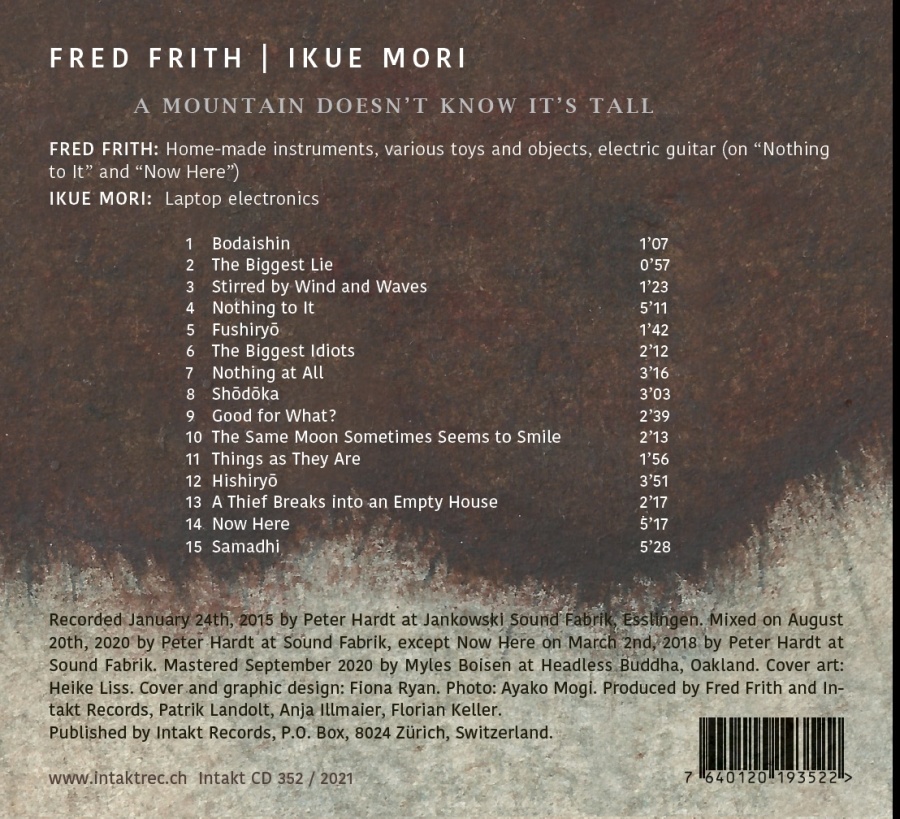 Frith/Mori: A Mountain Doesn't Know It's Tall - slide-1