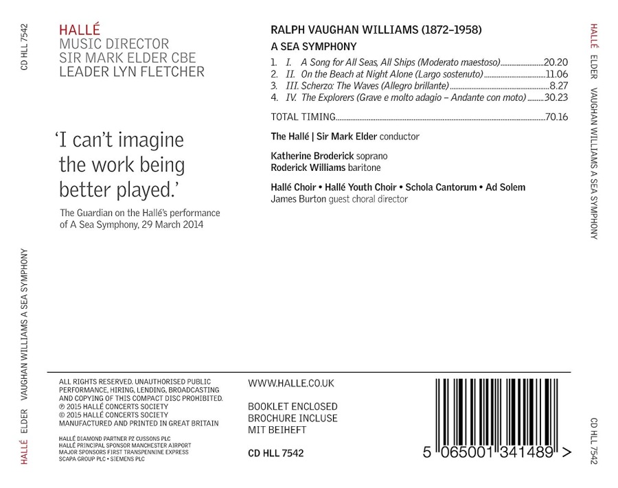 Vaughan Williams: A Sea Symphony - slide-1