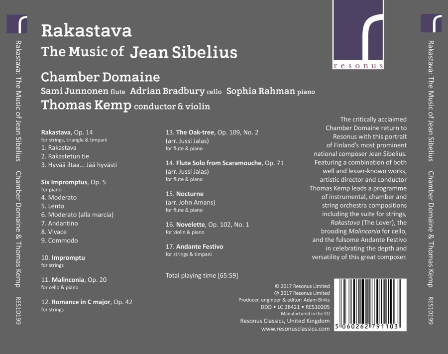Rakastava - The Music of Jean Sibelius - slide-1