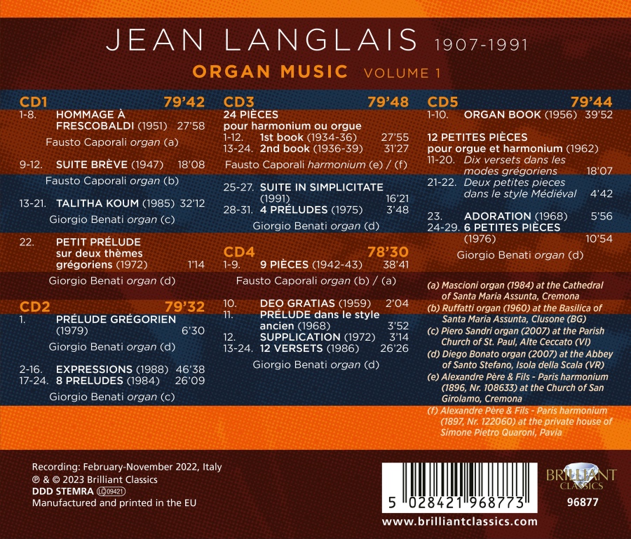 Langlais: Organ Music Vol. 1 - slide-1