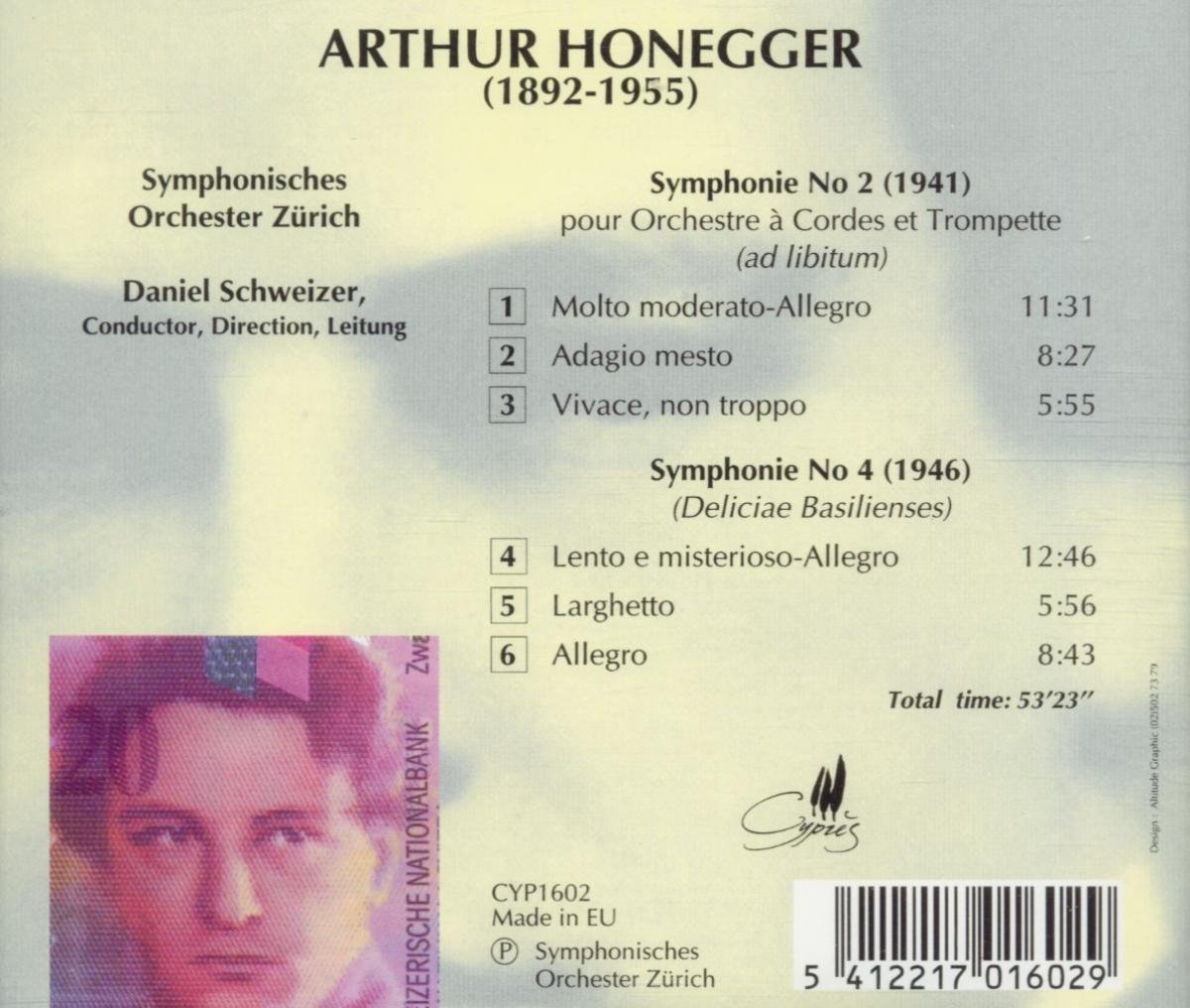 Honegger: Symphonies No. 2 And 4 - slide-1