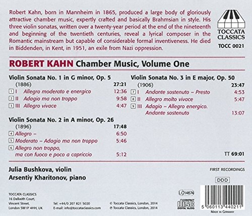 Kahn: Chamber Music Vol. 1 - Violin Sonatas - slide-1