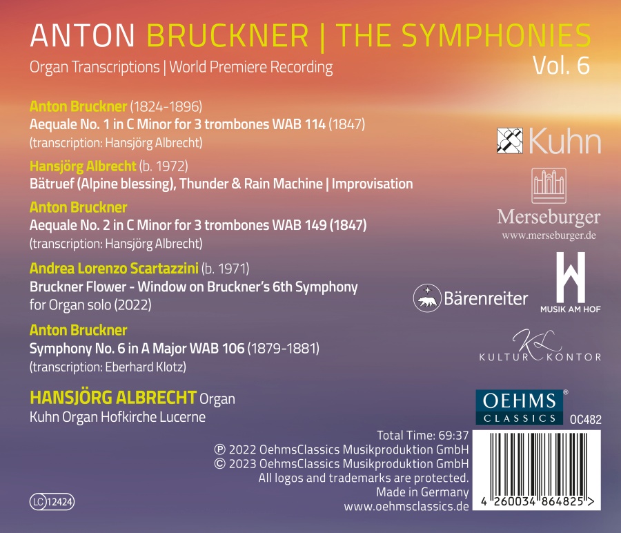 Bruckner: Symphony No. 6 - Organ Transcription - slide-1