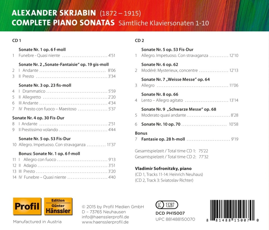 Scriabin: Complete Piano Sonatas - slide-1