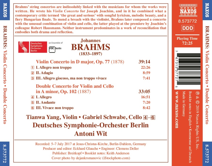 Brahms: Violin Concerto; Double Concerto - slide-1