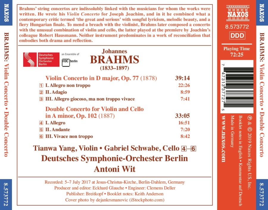 Brahms: Violin Concerto; Double Concerto - slide-1