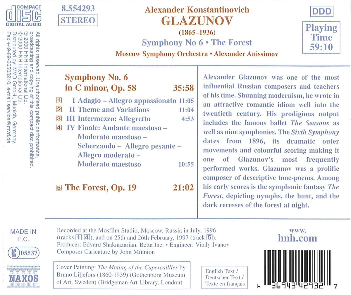 GLAZUNOV: Symphony no. 6 - slide-1