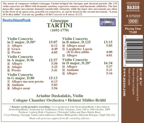 TARTINI: Violin Concertos - slide-1