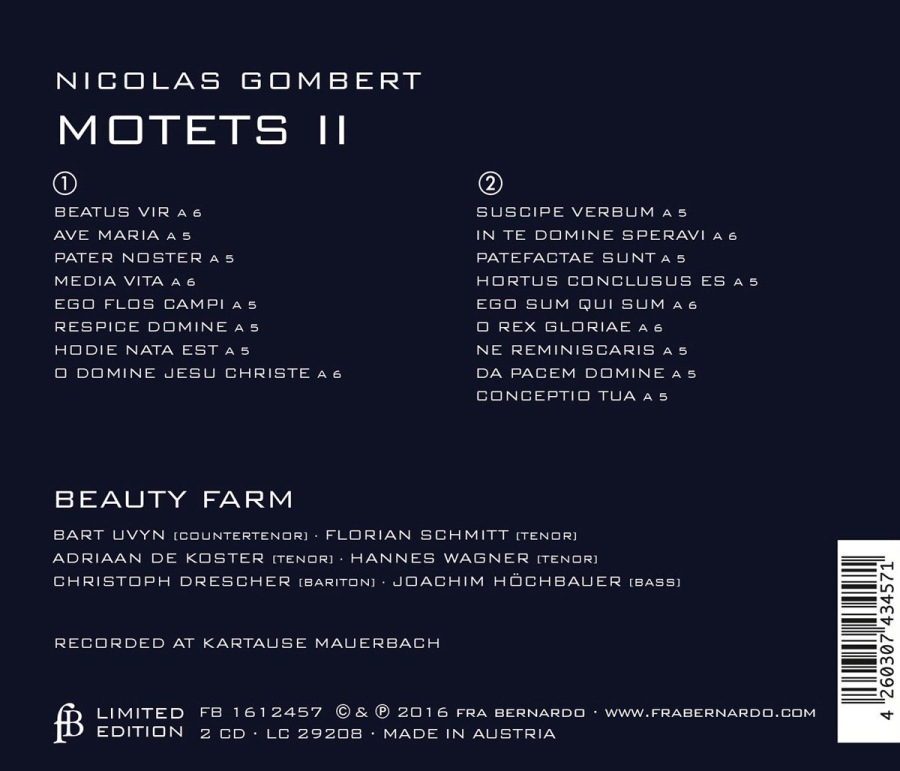 Gombert: Motets II - slide-1
