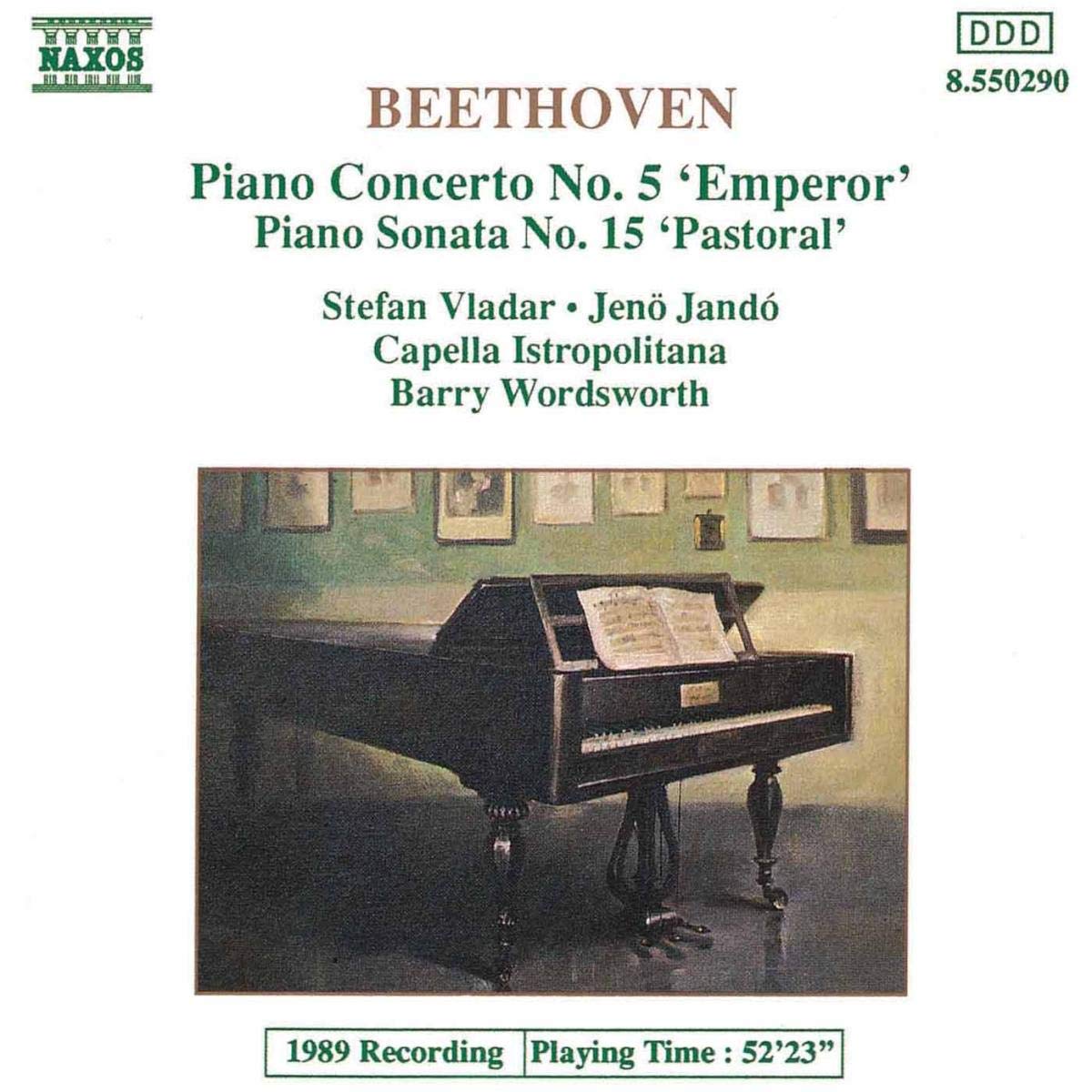 Beethoven: Piano Concerto No. 5; Piano Sonata No. 15