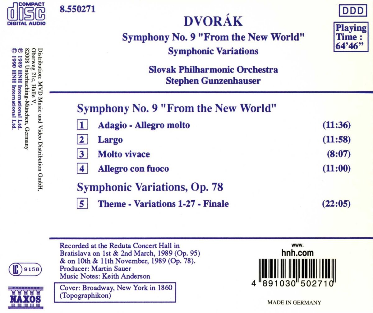Dvorak: Symphony no. 9 - slide-1