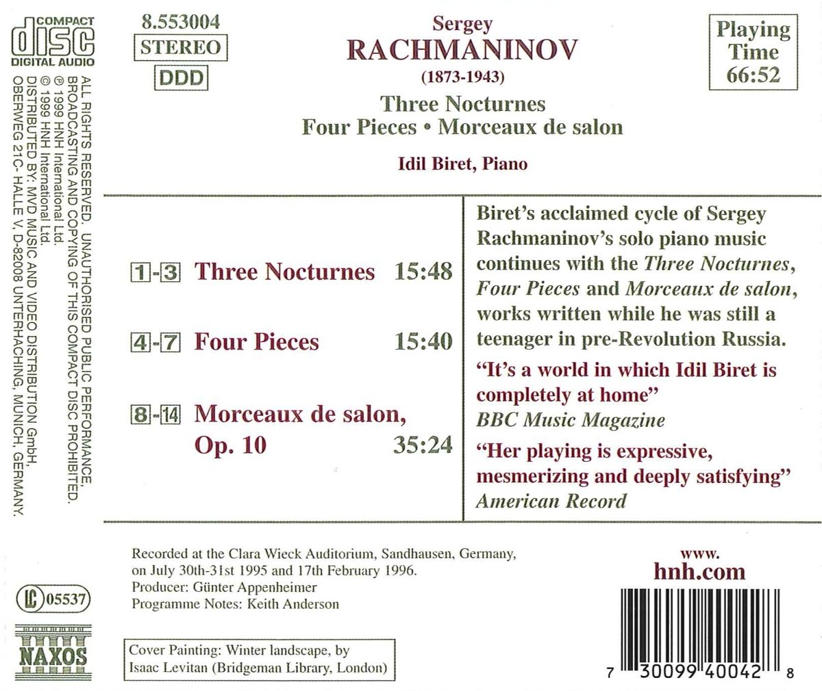 RACHMANINOV: Nocturnes - slide-1