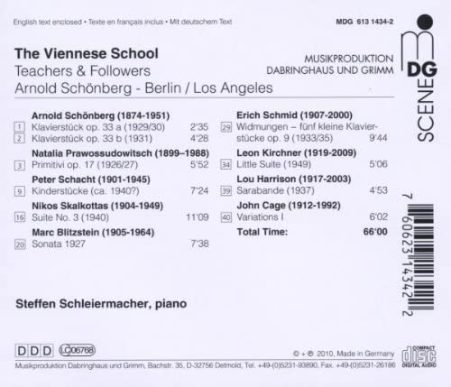 The Vienna School - Teachers and Followers Arnold Schönberg Vol. 2 - slide-1