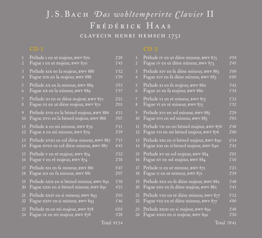 Bach: Das wohltemperirte Clavier II - slide-1
