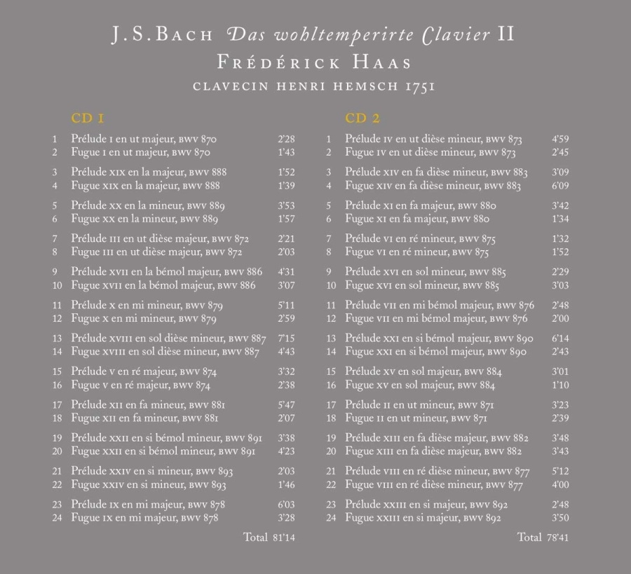 Bach: Das wohltemperirte Clavier II - slide-1