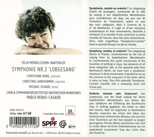 Mendelssohn: Symphonie Nr.2 "Lobgesang" - slide-1
