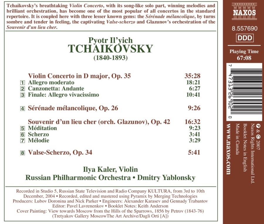 TCHAIKOVSKY: Violin Concerto - slide-1