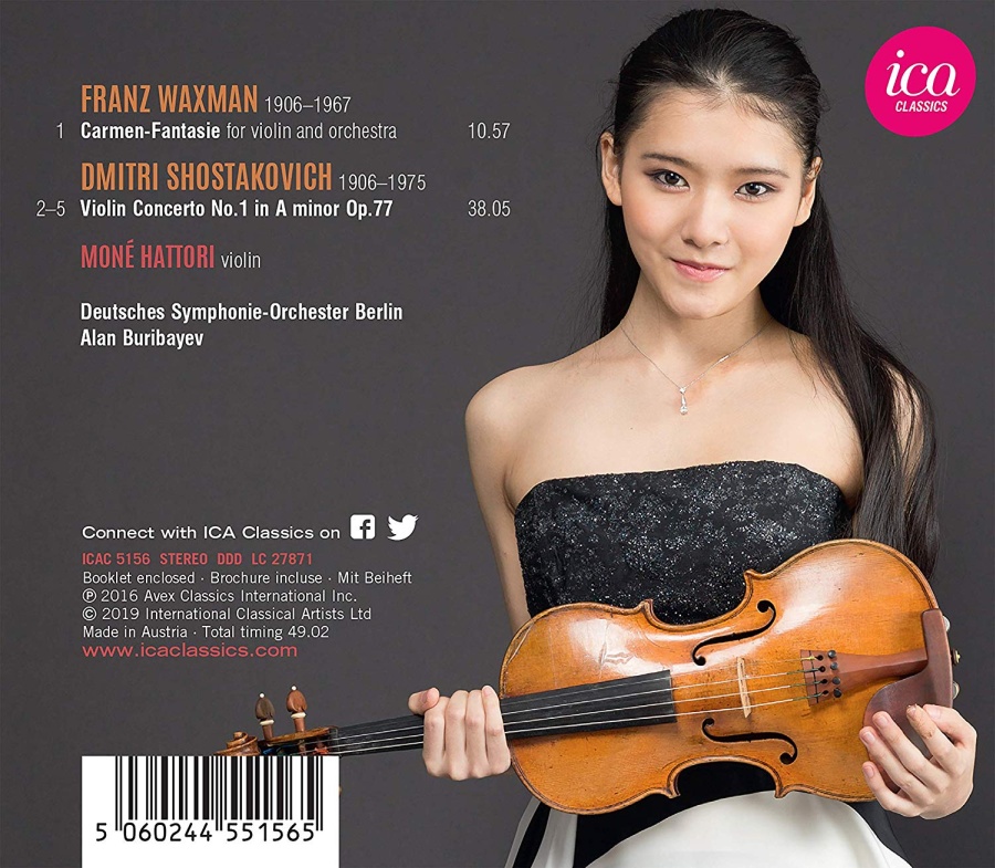 Shostakovich: Violin Concerto No. 1; Waxman: Carmen-Fantasie - slide-1