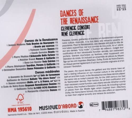 Clemencic Consort: Dances of the Renaissance - slide-1