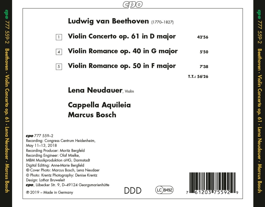 Beethoven: Violin Concerto; Romances - slide-1