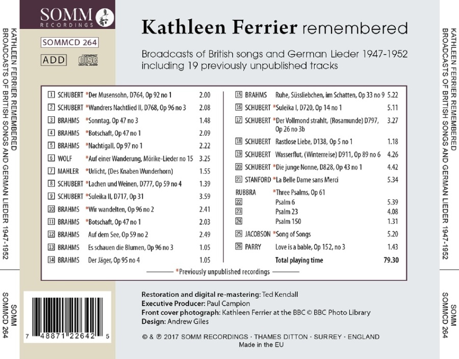 Kathleen Ferrier Remembered - slide-1