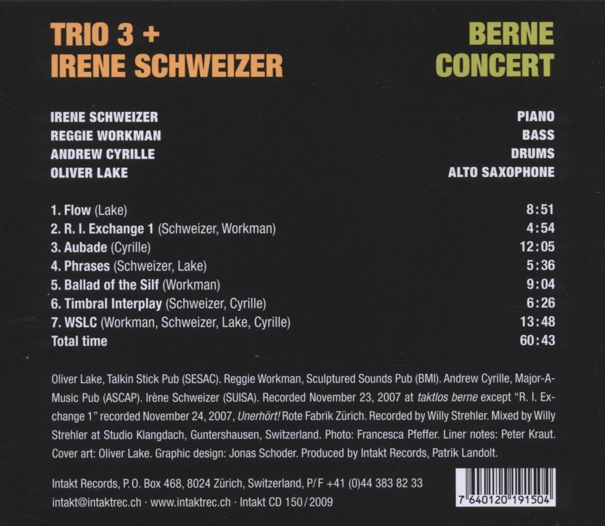 Trio3/Schweizer: Berne Concert - slide-1