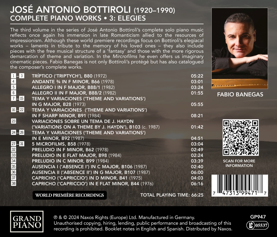 Bottiroli: Complete Piano Works Vol. 3 - slide-1