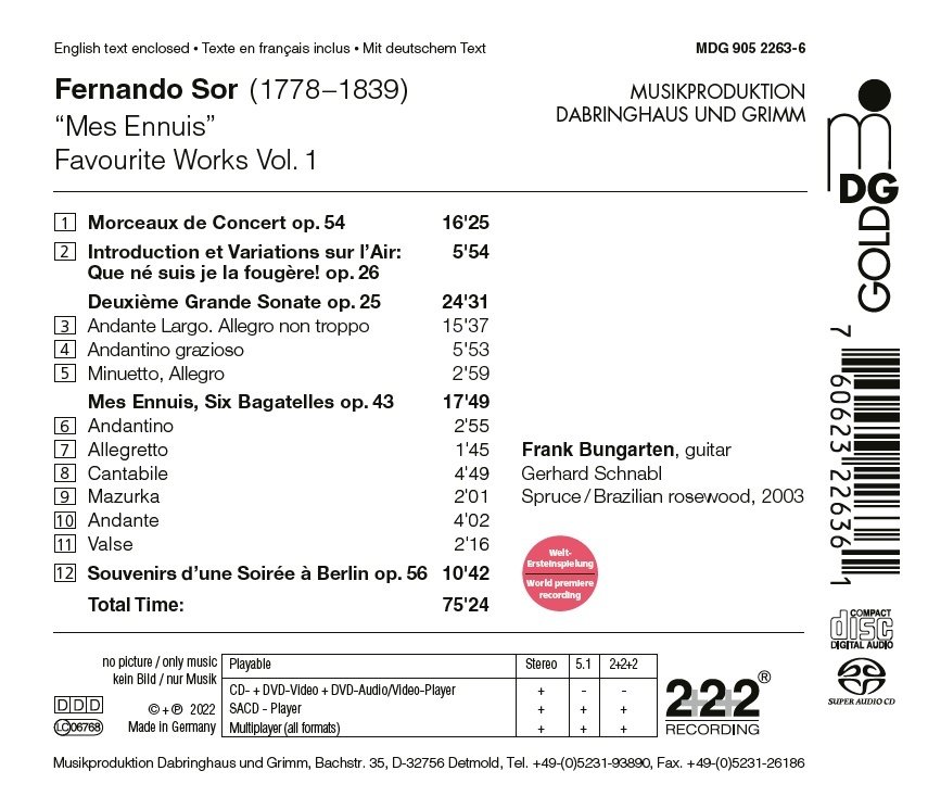 Sor: Mes Ennuis - Favourite Works Vol. 1 - slide-1