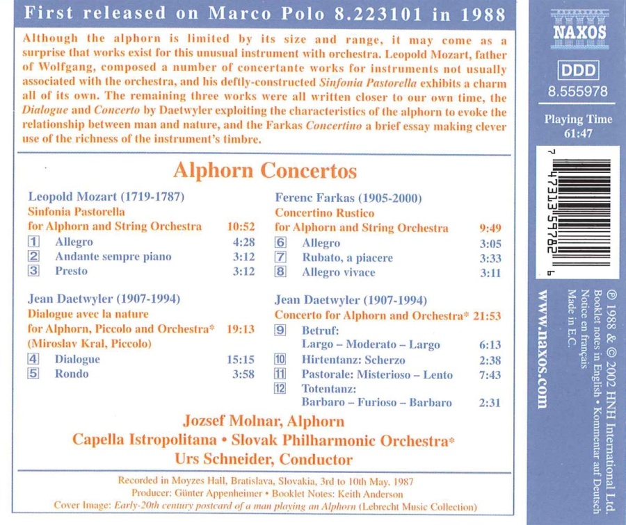 ALPHORN CONCERTOS - slide-1