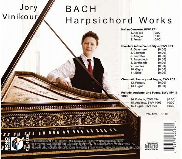 Bach: Harpsichord works - slide-1