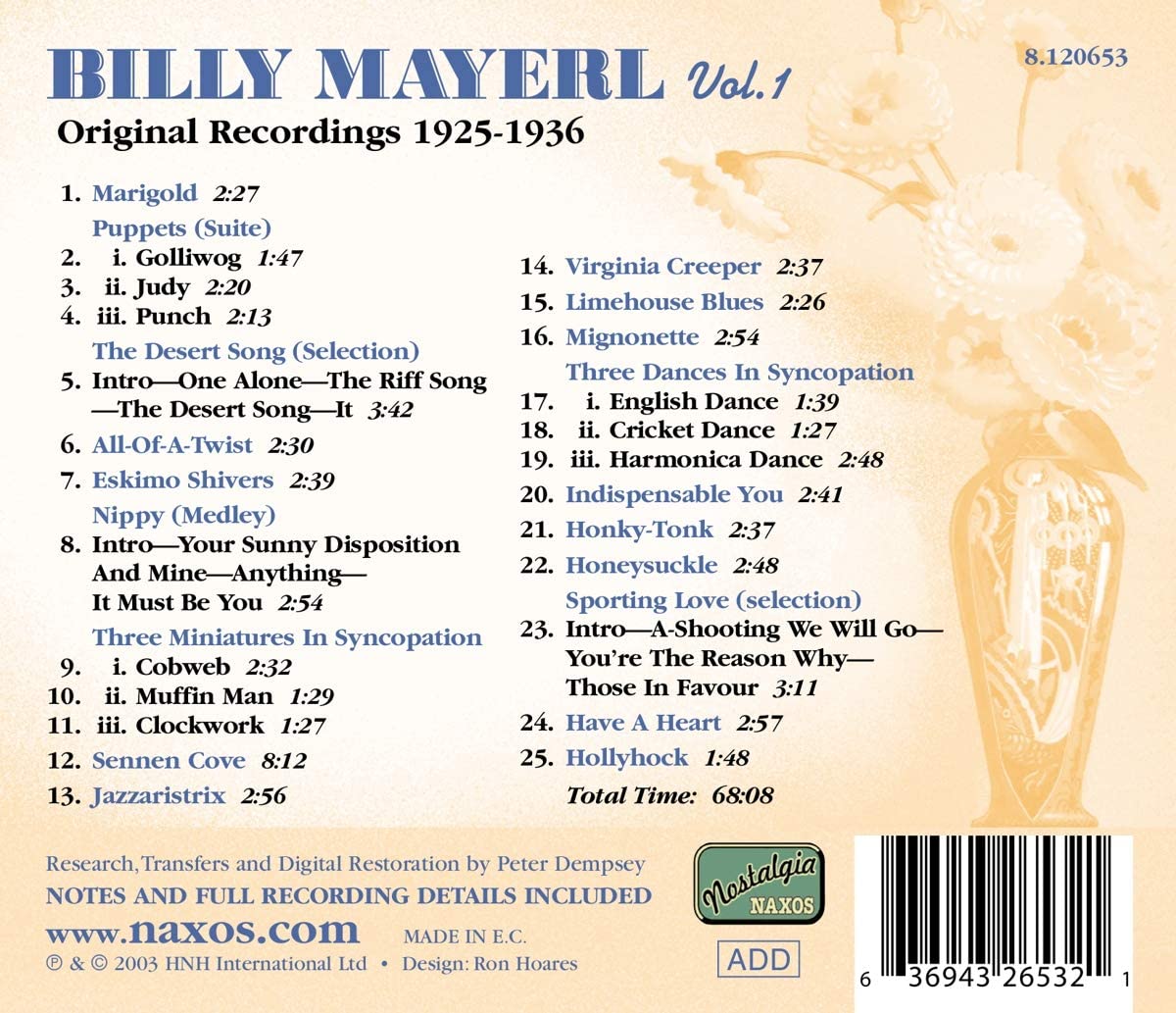 MAYERL: Original Recordings ( 1925-36 ) - slide-1