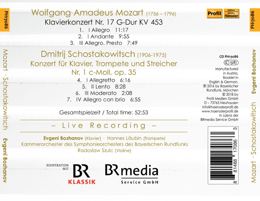 Shostakovich & Mozart: Piano Concertos - slide-1