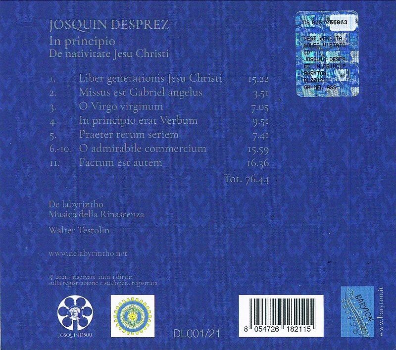 Desprez: In Principio - slide-1