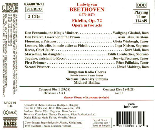 BEETHOVEN: Fidelio - slide-1