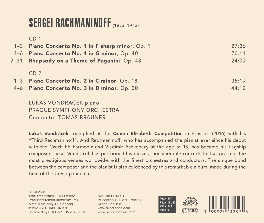 Rachmaninov: Piano Concertos 1 - 4; Paganini Rhapsody - slide-1