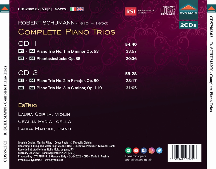 Schumann: Complete Piano Trios - slide-1