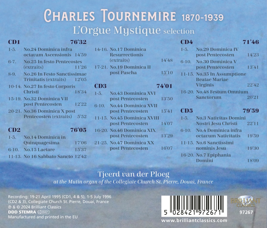 Tournemire: L'Orgue Mystique - slide-1