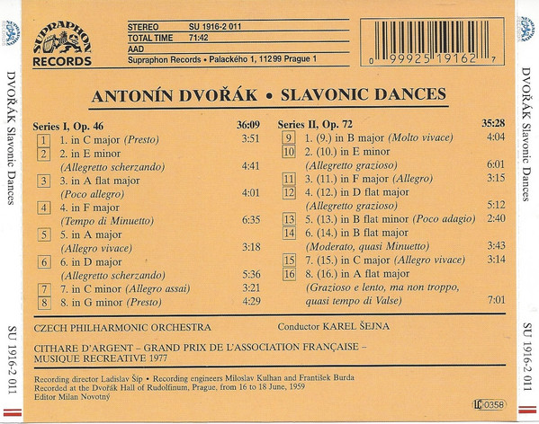 Dvorak: Slavonic Dances / Šejna - slide-1
