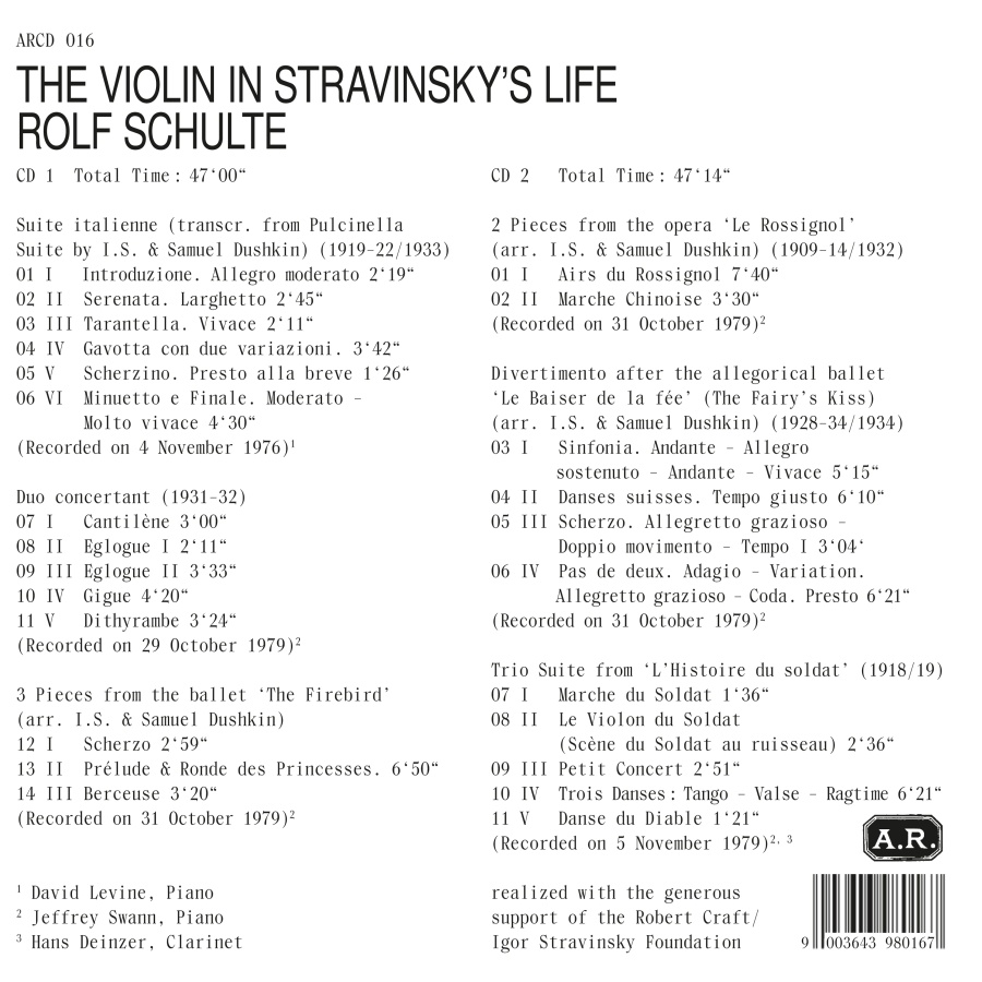 The Violin in Stravinsky's Life - slide-1