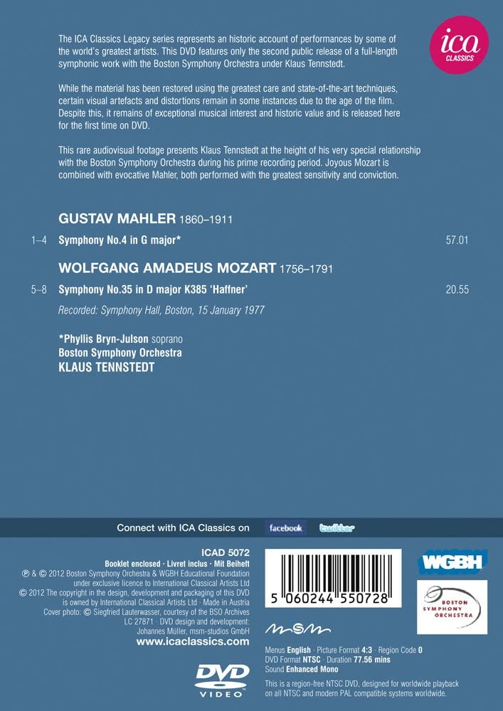 Mahler: Symphony No. 4 / Mozart : "Haffner" Symphony - slide-1