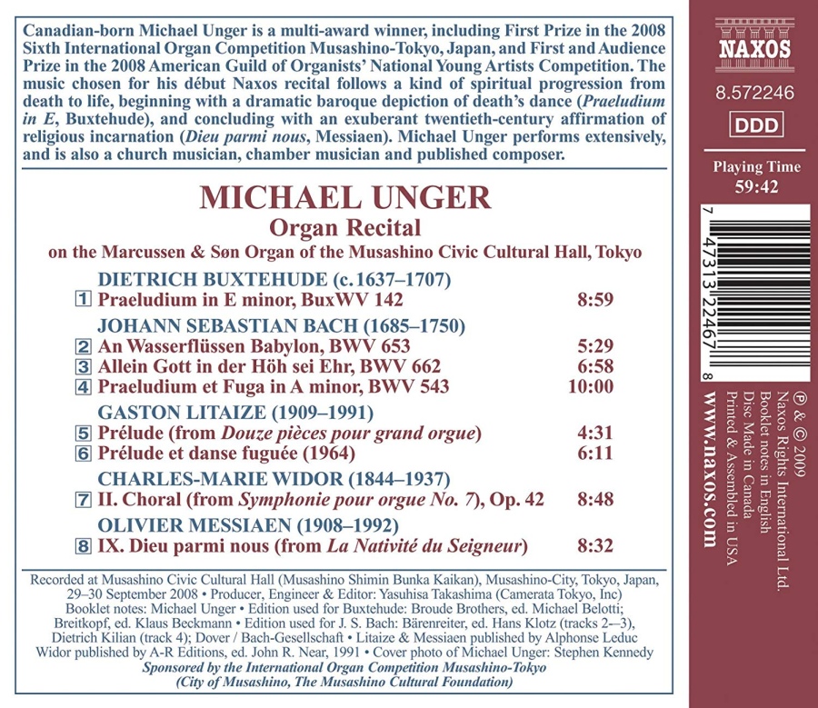BUXTEHUDE / BACH / LITAIZE: Organ Recital - slide-1
