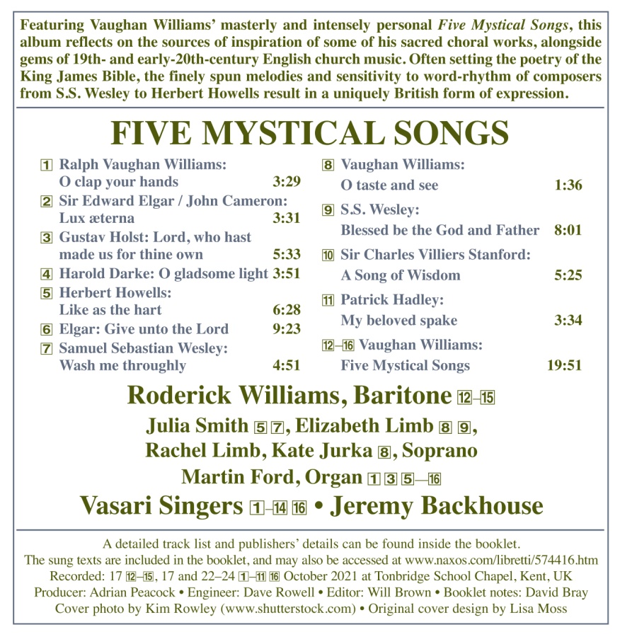 Vaughan Williams: Five Mystical Songs - slide-1