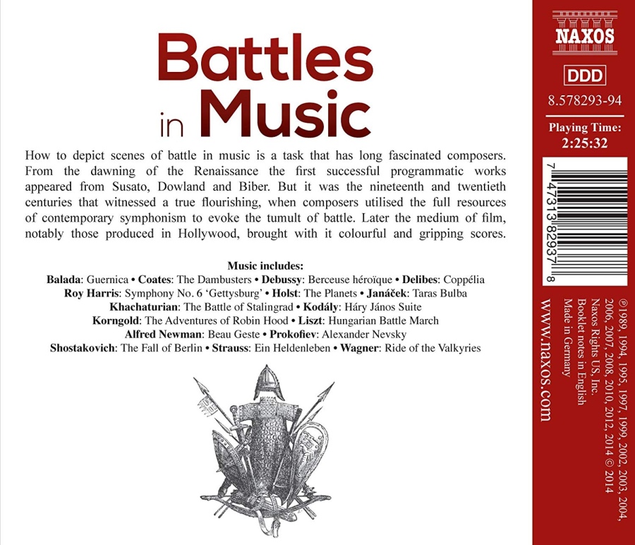 Battles in Music - Balada; Coates; Debussy; Delibes; Holst; Kodaly; Liszt; Prokofiev; Shostakovich; ... - slide-1