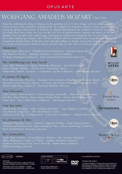 Mozart: Great Operas Box Set ( Idomeneo, Die Entführung aus dem Serail, Le nozze di Figaro, Don Giovanni, Così fan tutte, La clemenza di Tito, Die Zauberflöte ) - slide-1