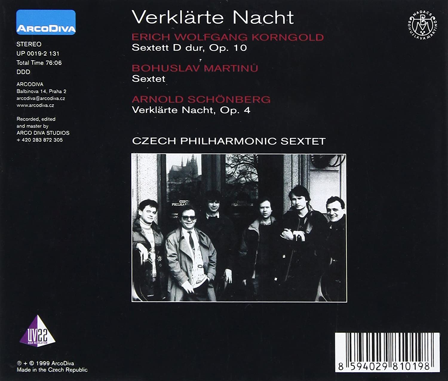 KORNGOLD/ MARTINU: String Sextets /SCHOENBERG: Verklärte Nacht - slide-1