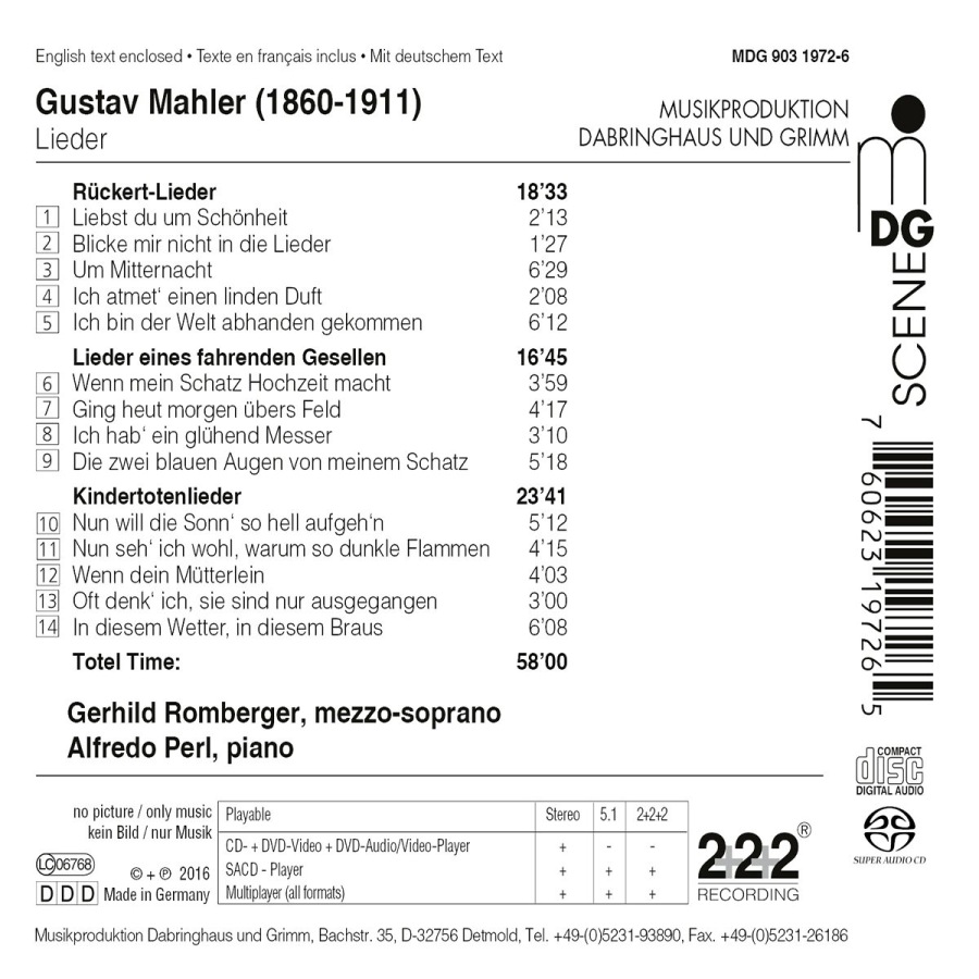 Mahler: Lieder - slide-1