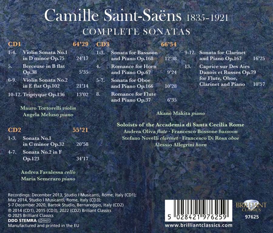 Saint-Saëns: Complete Sonatas - slide-1