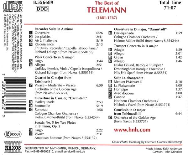 THE BEST OF TELEMANN - slide-1