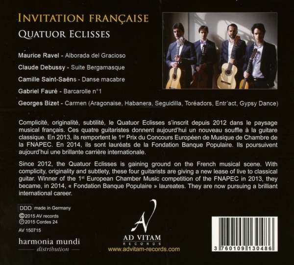 Invitation française - Ravel ,Fauré, Debussy, Saint-Saëns, Bizet - slide-1